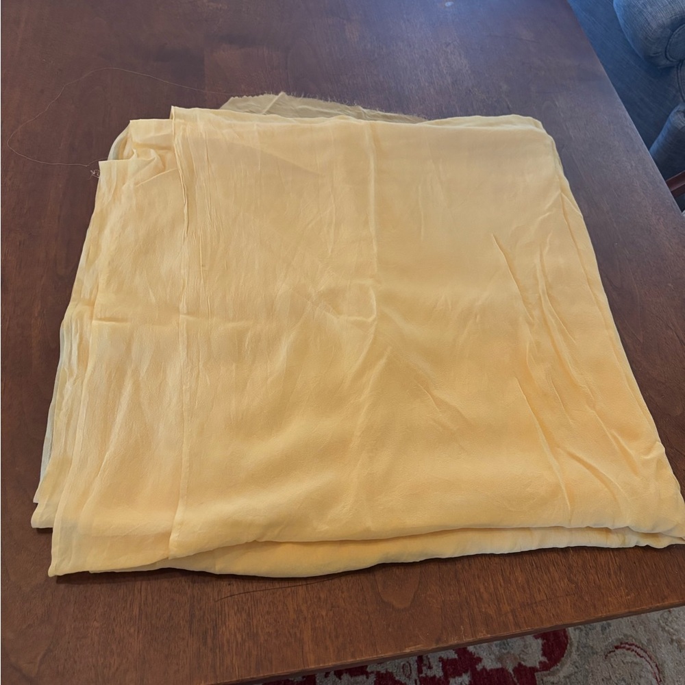 Butter/cream Sheer Fabric